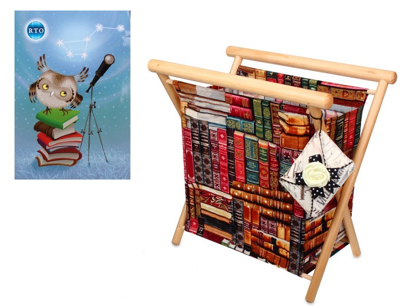 Газетница с декором (36,5 x 21 x 35 см) | Библиотека | RTO