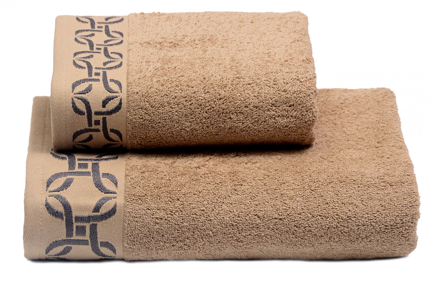 Полотенце махровое гладкокрашеное "Cappio" (Cleanelly, 50х90, цвет "кофе с молоком") | Cappio | ДМ Текстиль