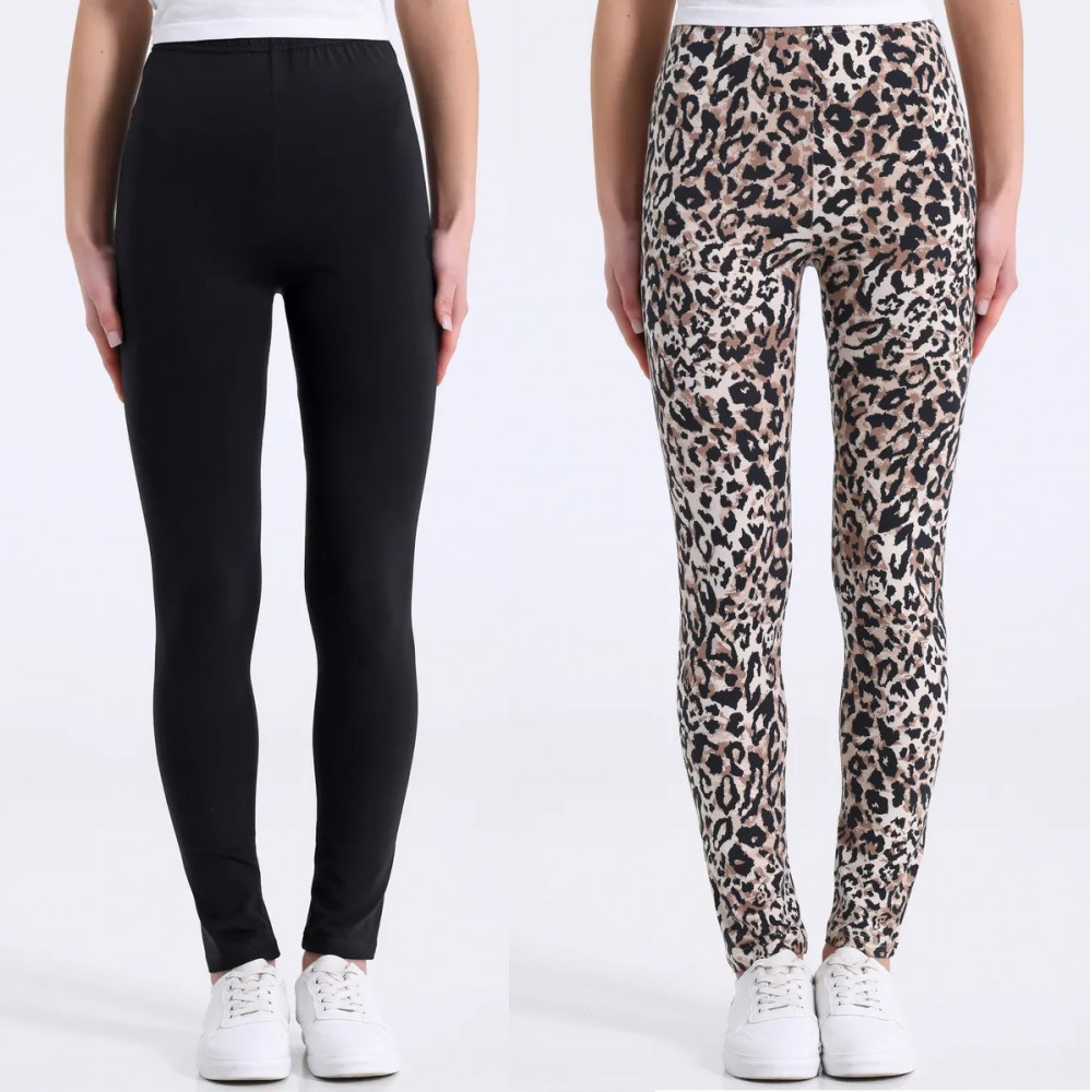 Комплект легинсов для девочек | Ассорти | Апрель