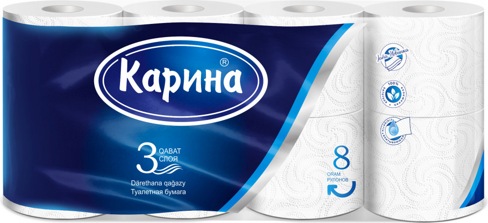 Набор туалетной бумаги «Blue» | Карина