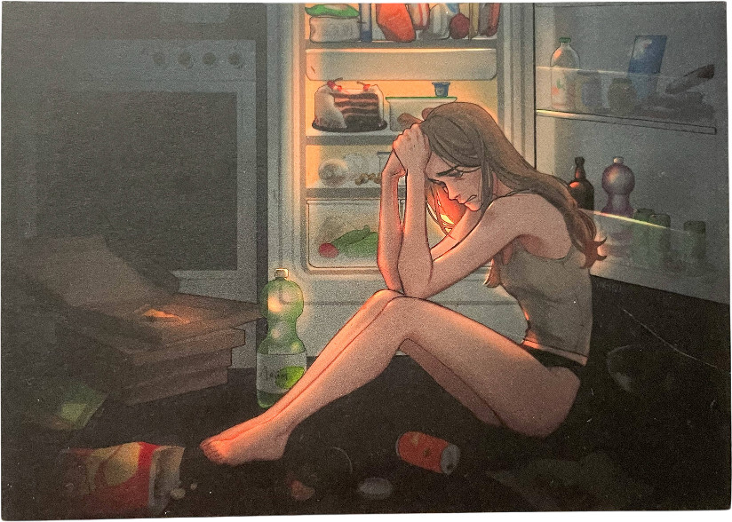 Открытка «Ночь. Мюонное нейтрино» #2 | Popcorn Books. Мерч