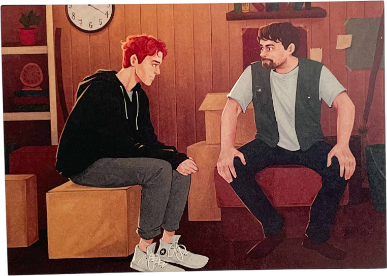 Открытка «Отторжение. Беседа» #2 | Popcorn Books. Мерч. Отторжение