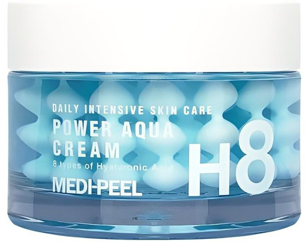 Крем для лица с голубыми пептидными капсулами «Power Aqua Cream» | Medi Peel