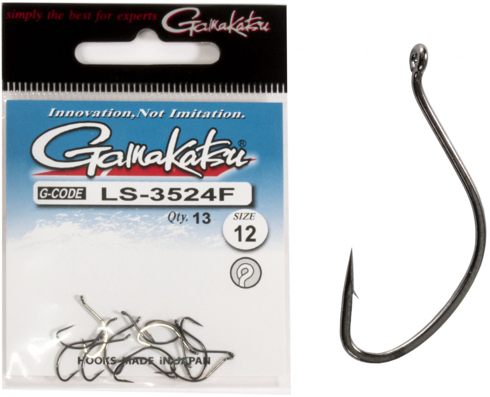 Набор крючков с колечком LS-3524F NEW LABEL EYED HOOKS | Gamakatsu