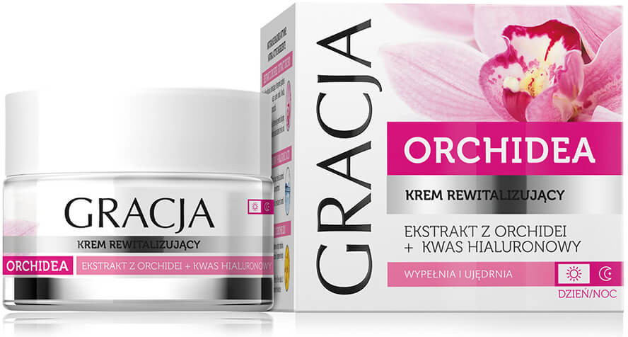 Крем для лица с экстрактом орхидеи и гиалуроновой кислотой «Orchidea» | Gracja