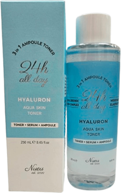 Интенсивно увлажняющий тоник для лица «Hyaluron Aqua Skin Ampoule Toner» | Nueu