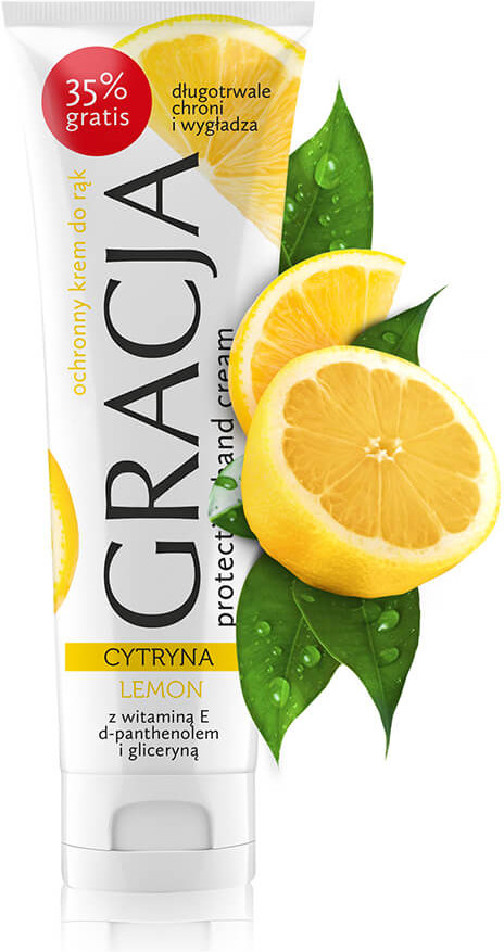 Крем для рук с экстрактом лимона «Lemon» | Gracja