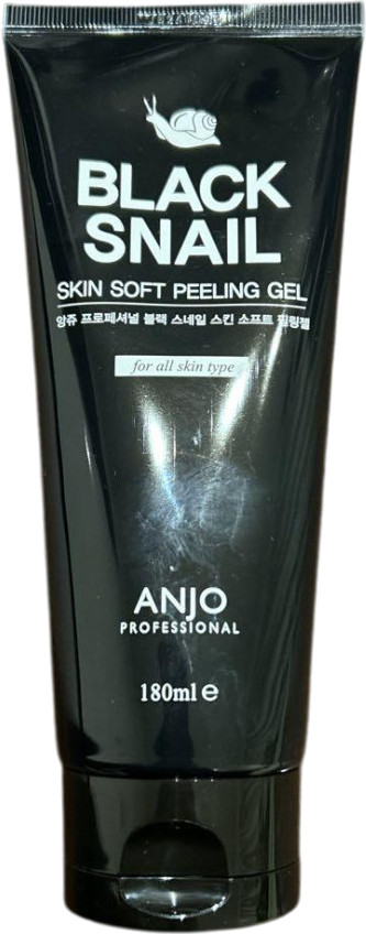 Пилинг для лица с муцином черной улитки «Black Snail Skin Soft Peeling Gel» | Anjo Professional