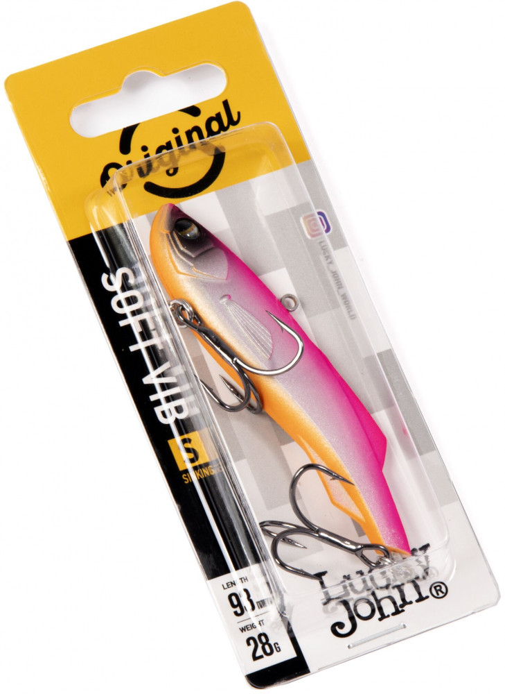 Воблер тонущий вертикальный Pro Series SOFT VIB | Lucky John