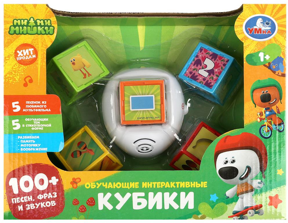 Кубики обучающие интерактивные «Ми-ми-мишки» | Ми-Ми-мишки | УМка