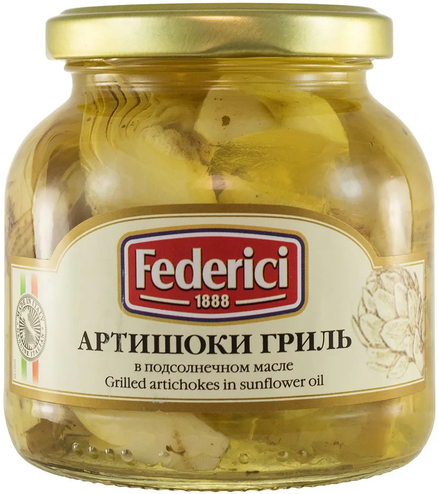 Артишоки гриль в подсолнечном масле | Federici