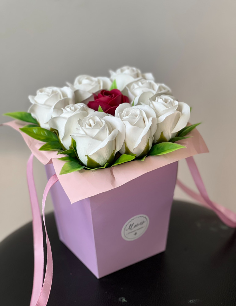 Сувенирное мыло «Букет роз»