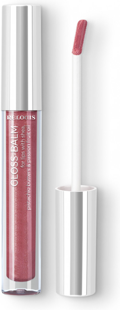 Блеск-бальзам для губ, тон 12 Shiny Cherry | Gloss Balm | RELOUIS