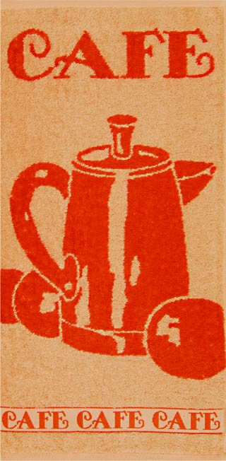 Полотенце махровое "Cafe" (ДМ-люкс, 30х60) | ДМ Текстиль
