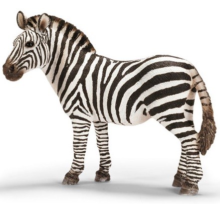 Фигурка декоративная "Зебра самка" | Животные из зоопарка | Schleich