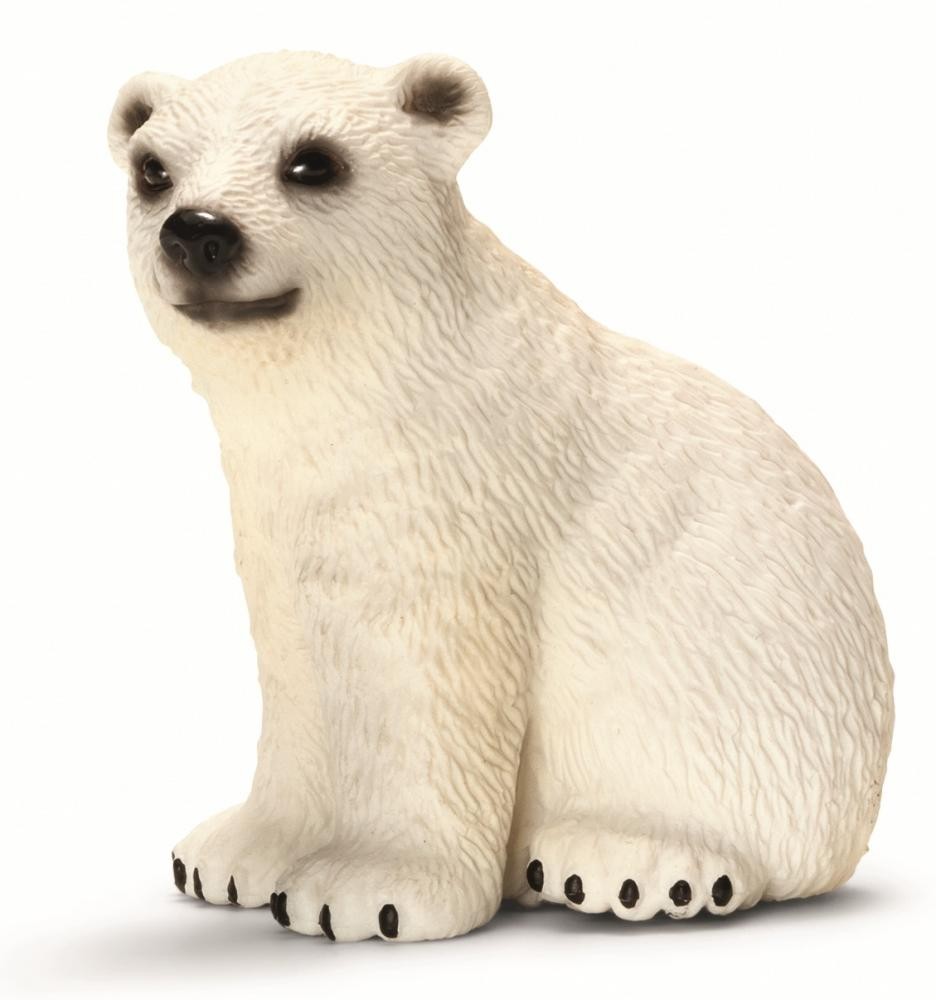 Фигурка декоративная "Белый медведь, детеныш" | Дикие животные | Schleich