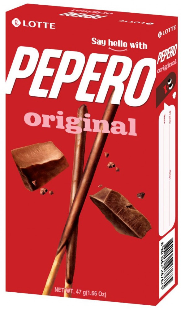 Соломка в шоколадной глазури «Pepero Original» | Lotte