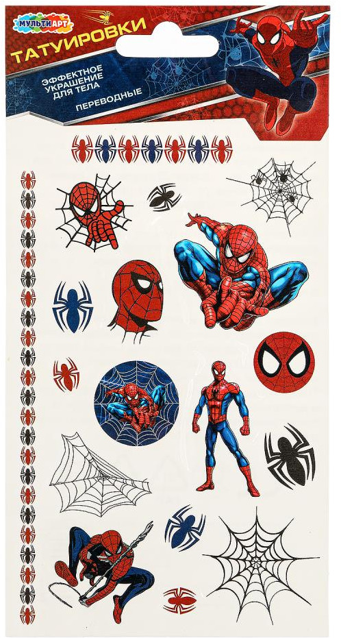 Переводные татуировки «Спайдер» | Multi Art