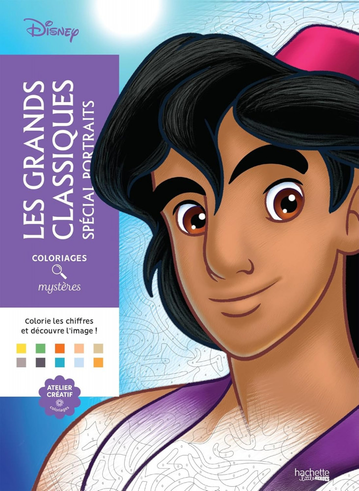 Раскраска «Les Grand Classiques Special Portraits» | Disney