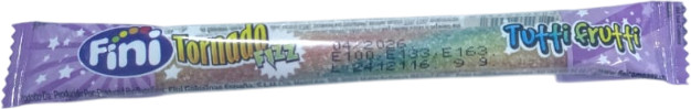 Жевательный мармелад «Кислые Палочки Торнадо Тутти Фрутти» | Fini