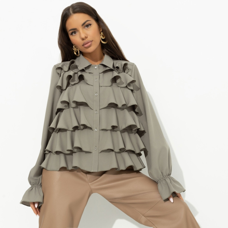 Блуза нарядная женская «Гипнотический стиль» | Charutti