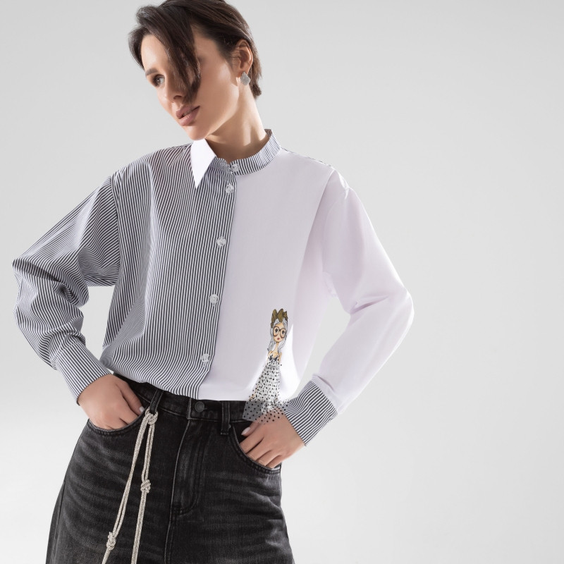 Рубашка женская дизайнерская Конкуренция невозможна | Charutti