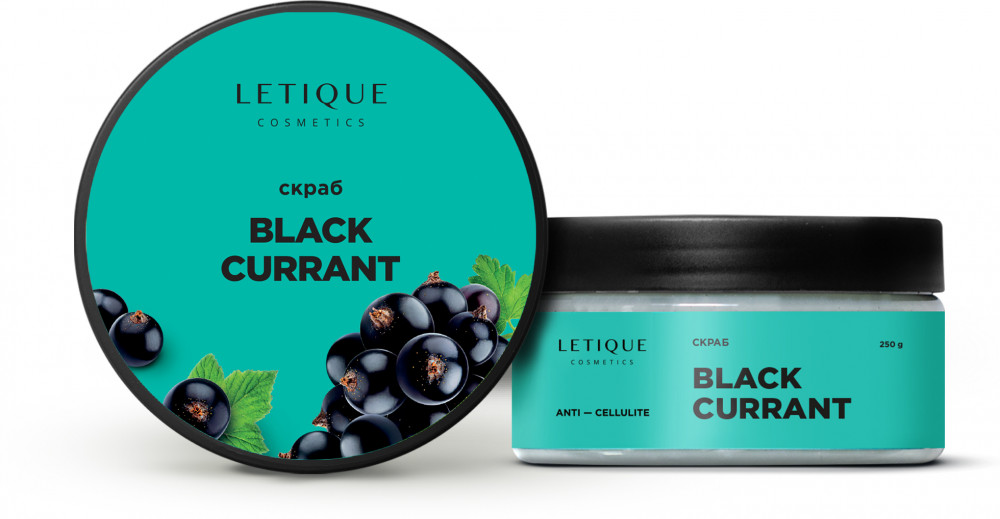 Скраб для тела антицеллюлитный с черной смородиной «Black Currant» | Letique