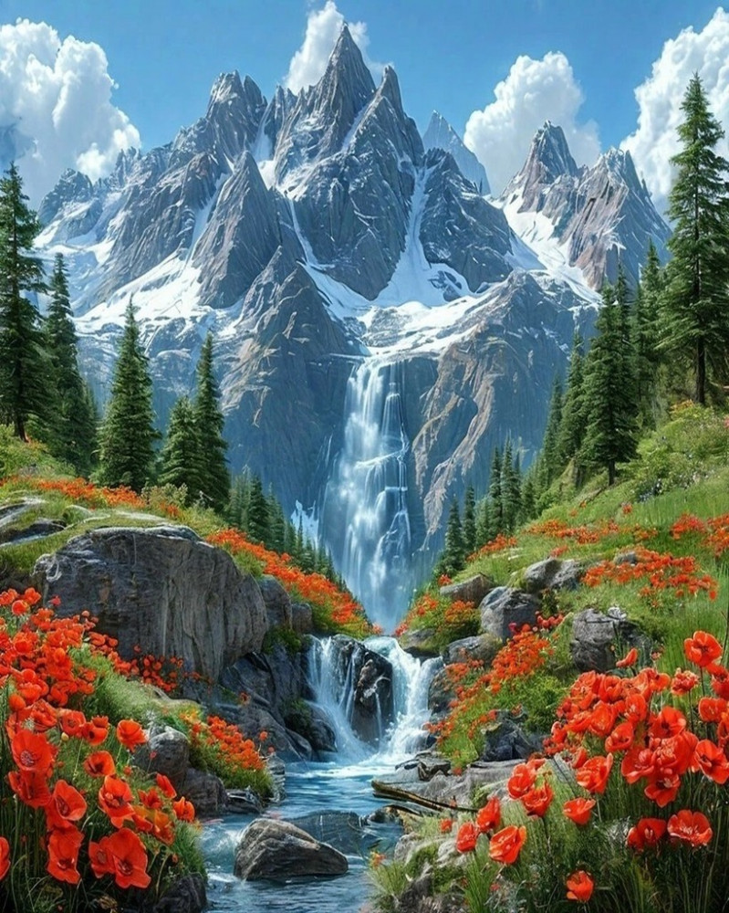 Картина по номерам «Солнечный день» | Арт Фея