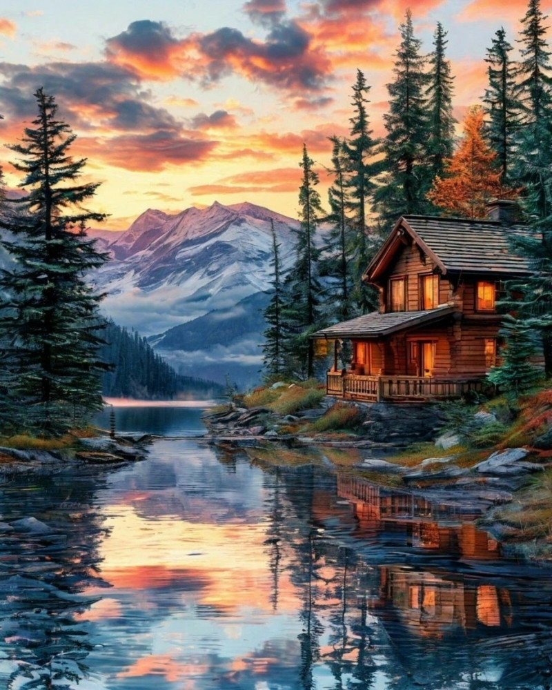 Картина по номерам «Уединение» | Арт Фея