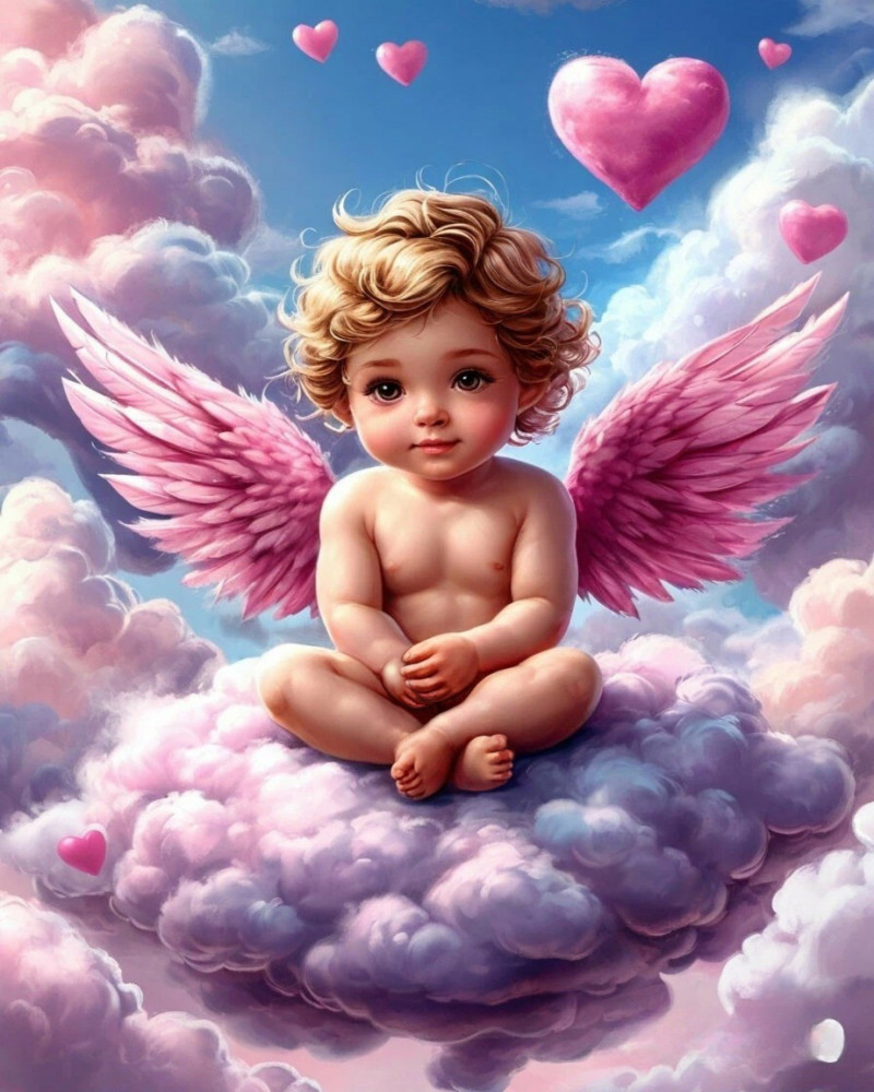 Картина по номерам «Амур» | Арт Фея