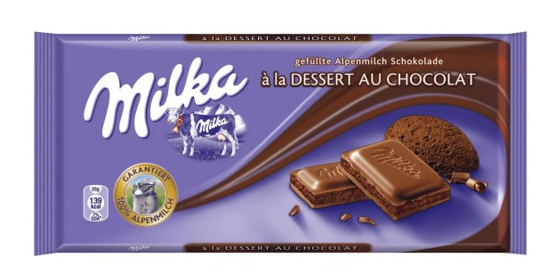 Шоколад молочный «Dessert Chocolate. Шоколадный десерт» | Milka
