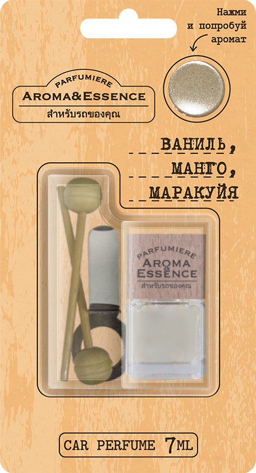 Ароматизатор воздуха на дефлектор «Ваниль, манго, маракуйя» | Aroma & Essence | Fouette