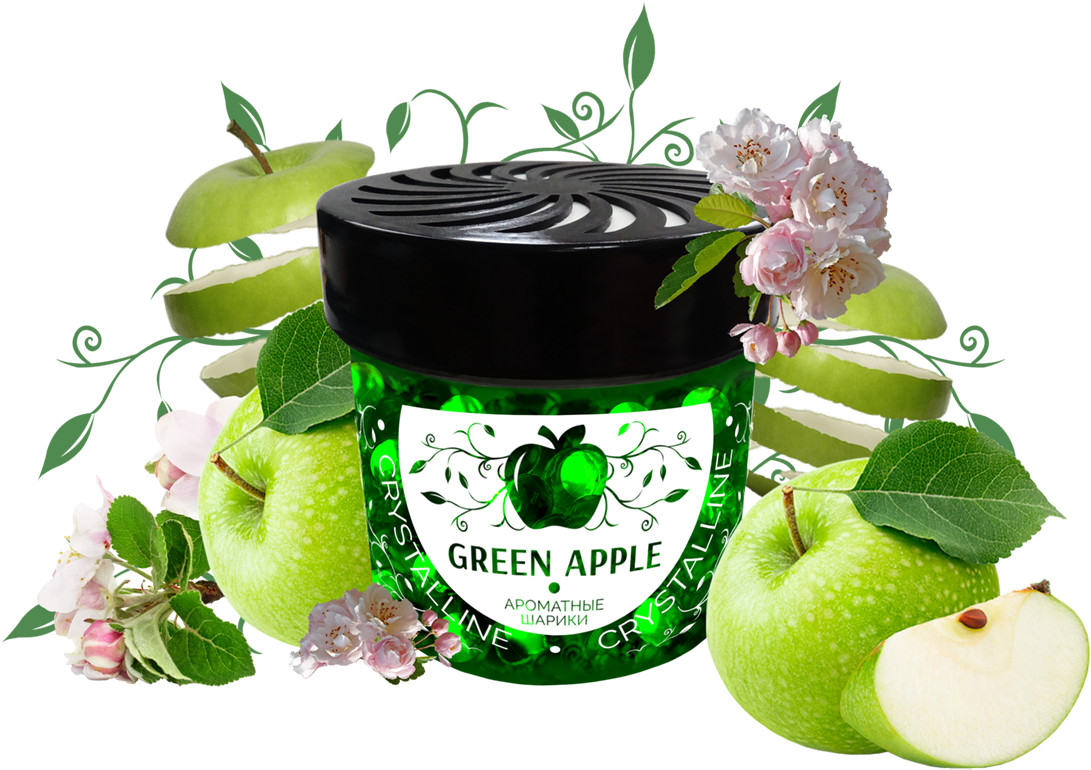 Гидрогель ароматический «Green Apple» | Crystalline | Fouette