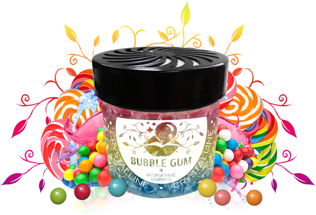 Гидрогель ароматический «Bubble Gum» | Crystalline | Fouette