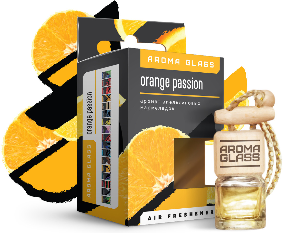 Ароматизатор подвесной в стеклянном флаконе «Orange Passion» | Fouette