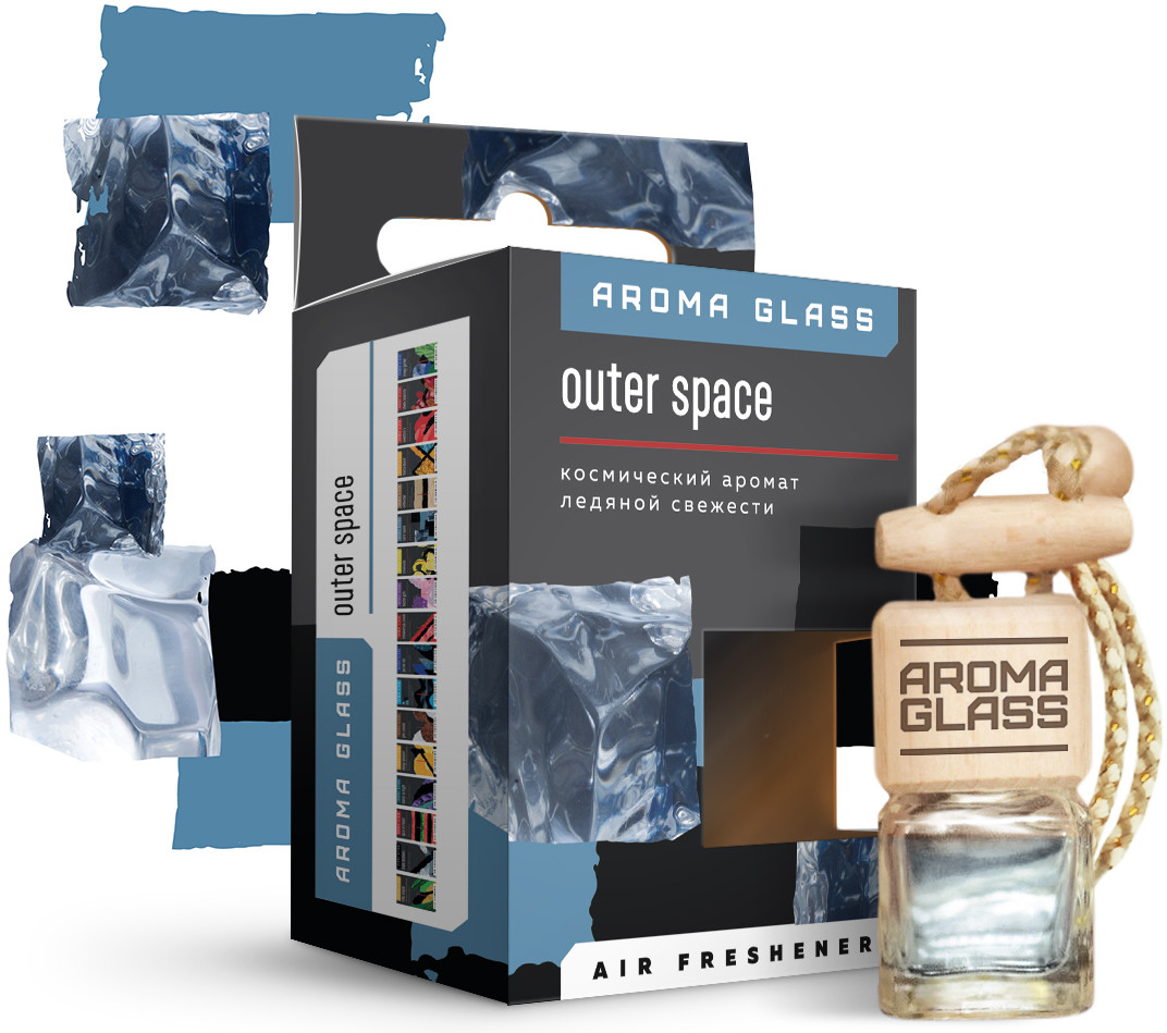 Ароматизатор подвесной в стеклянном флаконе «Outer Space» | Fouette
