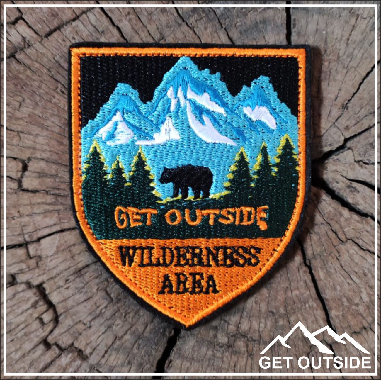 Шеврон «Wilderness Area. Дикая местность» | Get Outside
