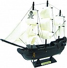 Конструктор деревянный Корабль "Черная жемчужина" на подставке (малый)