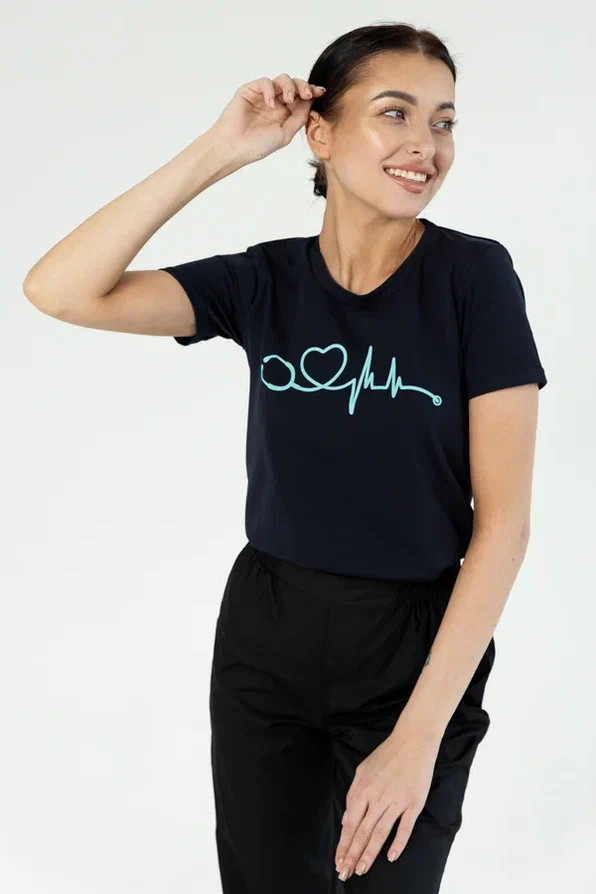 Футболка женская «Стетоскоп new»