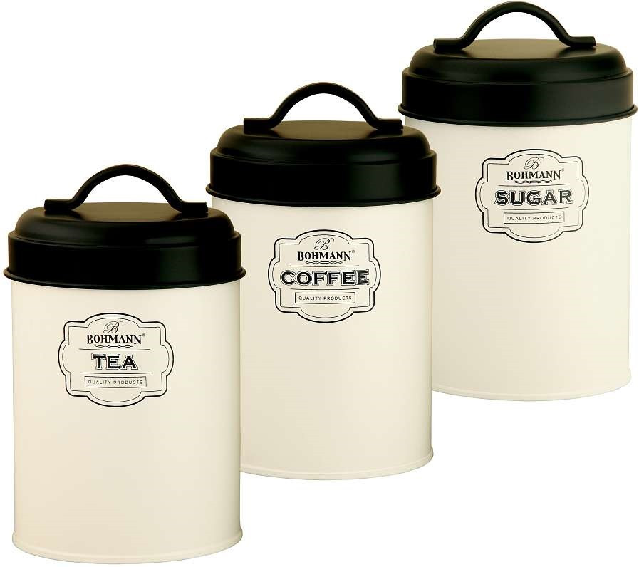 Набор ёмкостей для сыпучих продуктов с крышками | Bohmann