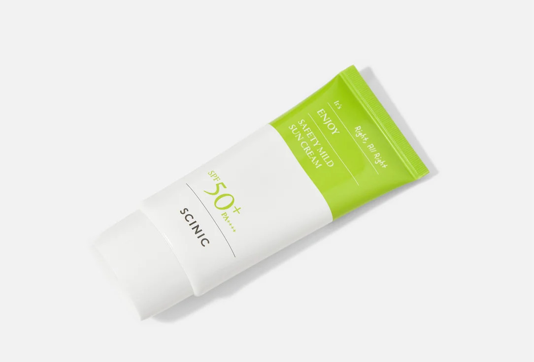 Солнцезащитный крем для лица «Enjoy Safety Mild Sun Cream SPF50 PA» | Scinic