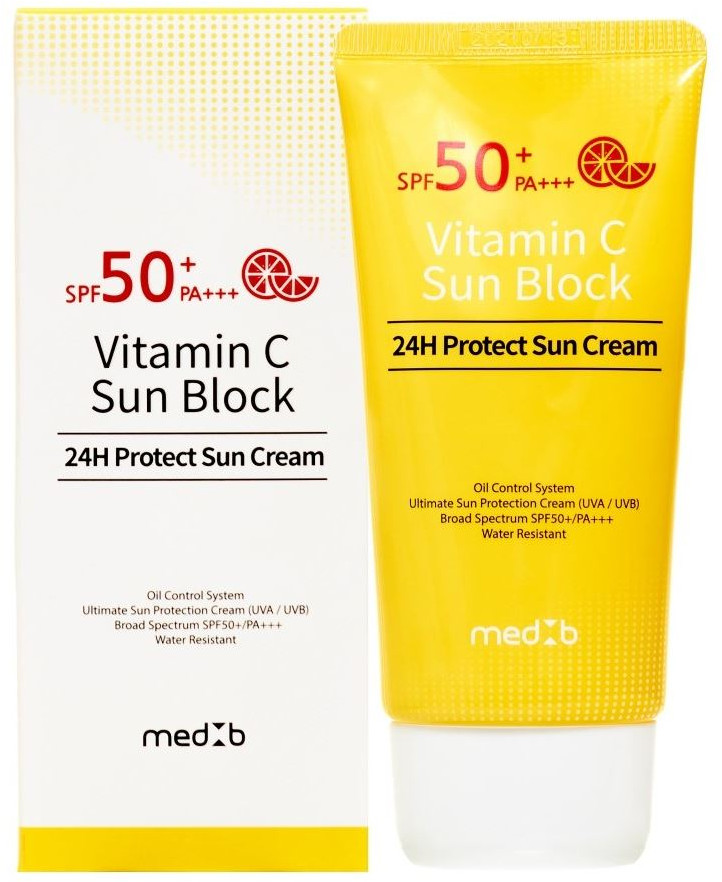 Крем для лица солнцезащитный «Vitamin C 24H Protect Sun Cream» SPF 50+ PA+++ | Med B