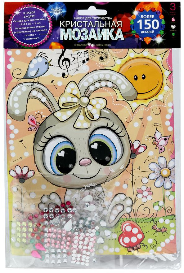 Кристальная мозаика «Зайка» | Multi Art