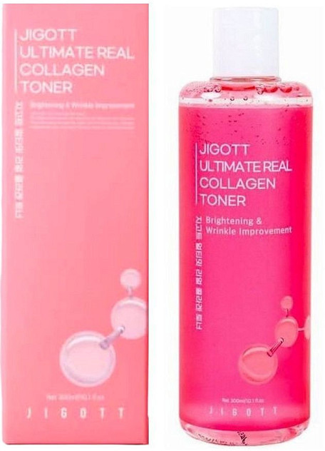 Тонер для лица с коллагеном антивозрастной «Ultimate Real Collagen Toner» | Jigott