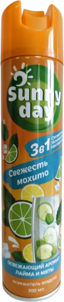 Освежитель воздуха 3 в 1 «Свежесть мохито» | Sunny Day