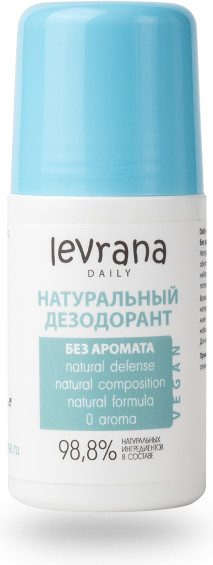 Дезодорант натуральный без аромата | Daily | Levrana