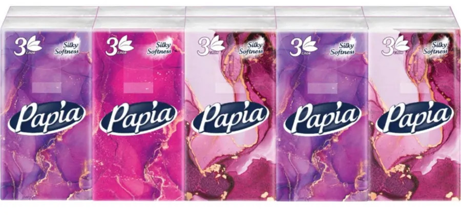 Набор платочков бумажных «Silky Softness» | Papia