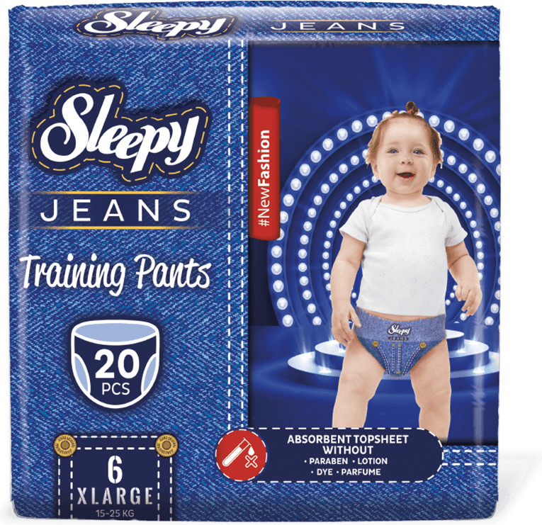 Подгузники-трусики «X-Large» | Jeans | Sleepy