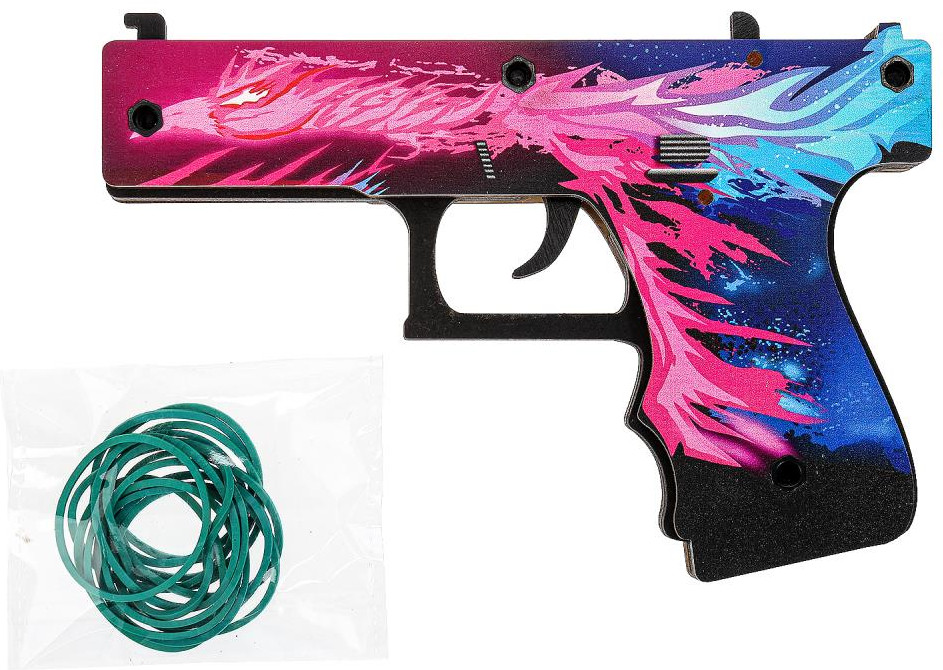 Деревянное декоративное изделие «Пистолет» | Буратино