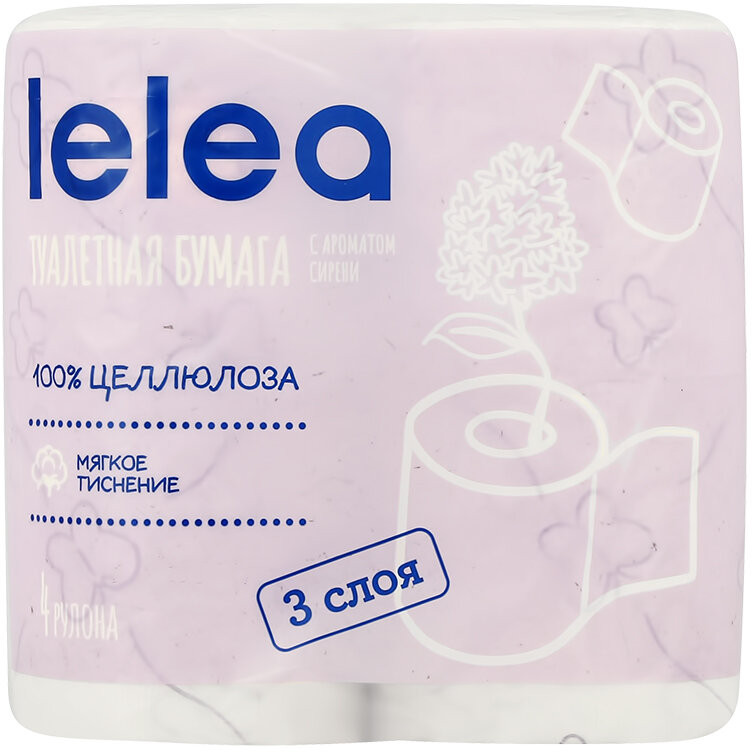 Туалетная бумага с ароматом сирени | Lelea